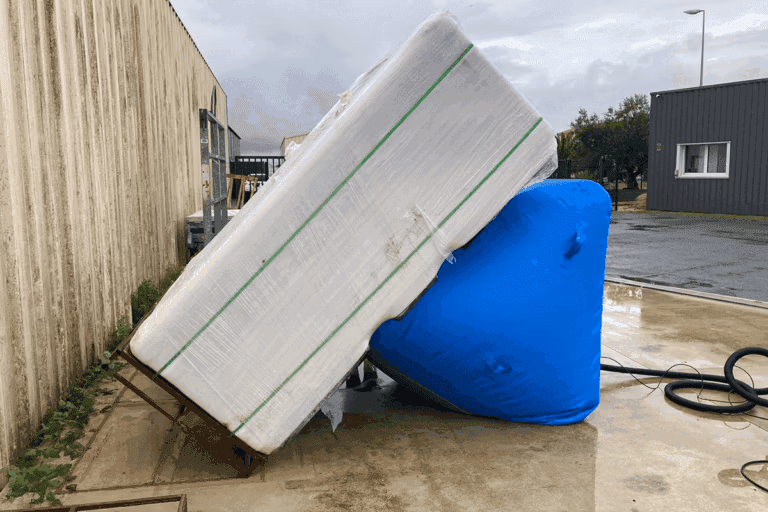 Coussin gonflable pour manutention de spa 6