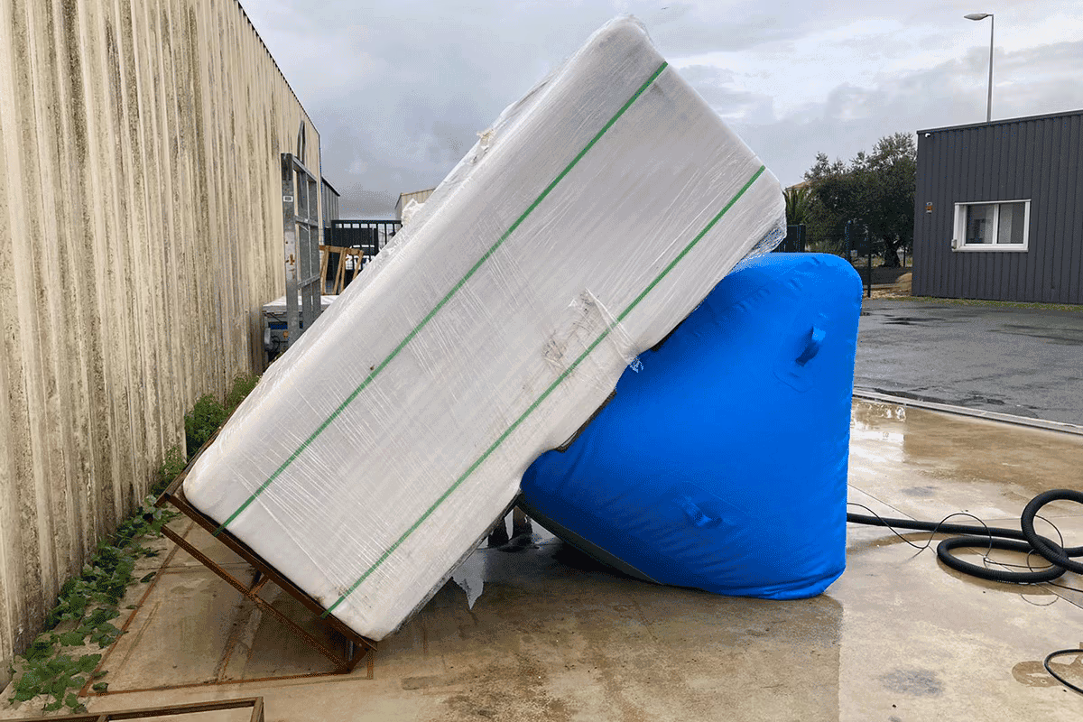 Coussin gonflable pour manutention de spa 6
