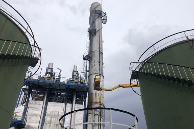 Obturateur gonflable pour cheminée dusine