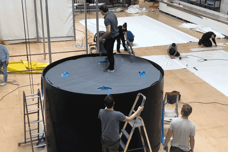 Plate forme de travail gonflable 7