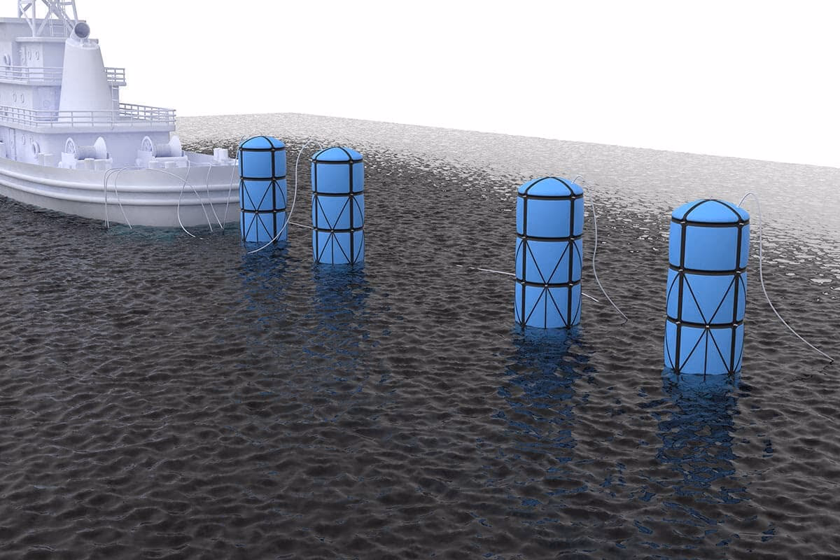 Positionnement de charges en milieu marin 2
