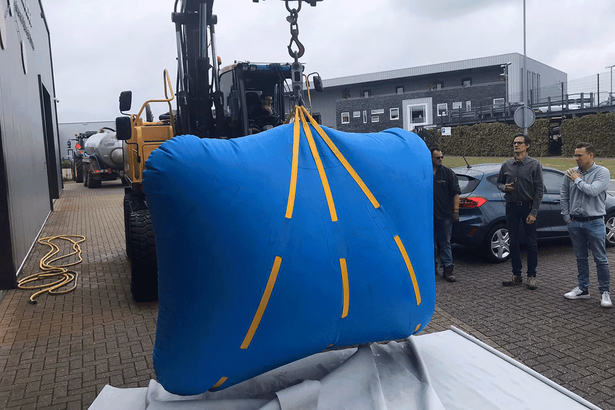 Système de lest à eau par coussins gonflables 1