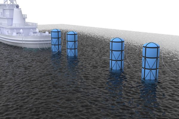 Positionnement de charges en milieu marin  technologie Highpoint