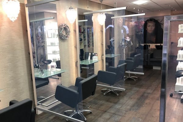 Cloisons mobiles covid19 - Salons de coiffure technologie Highpoint